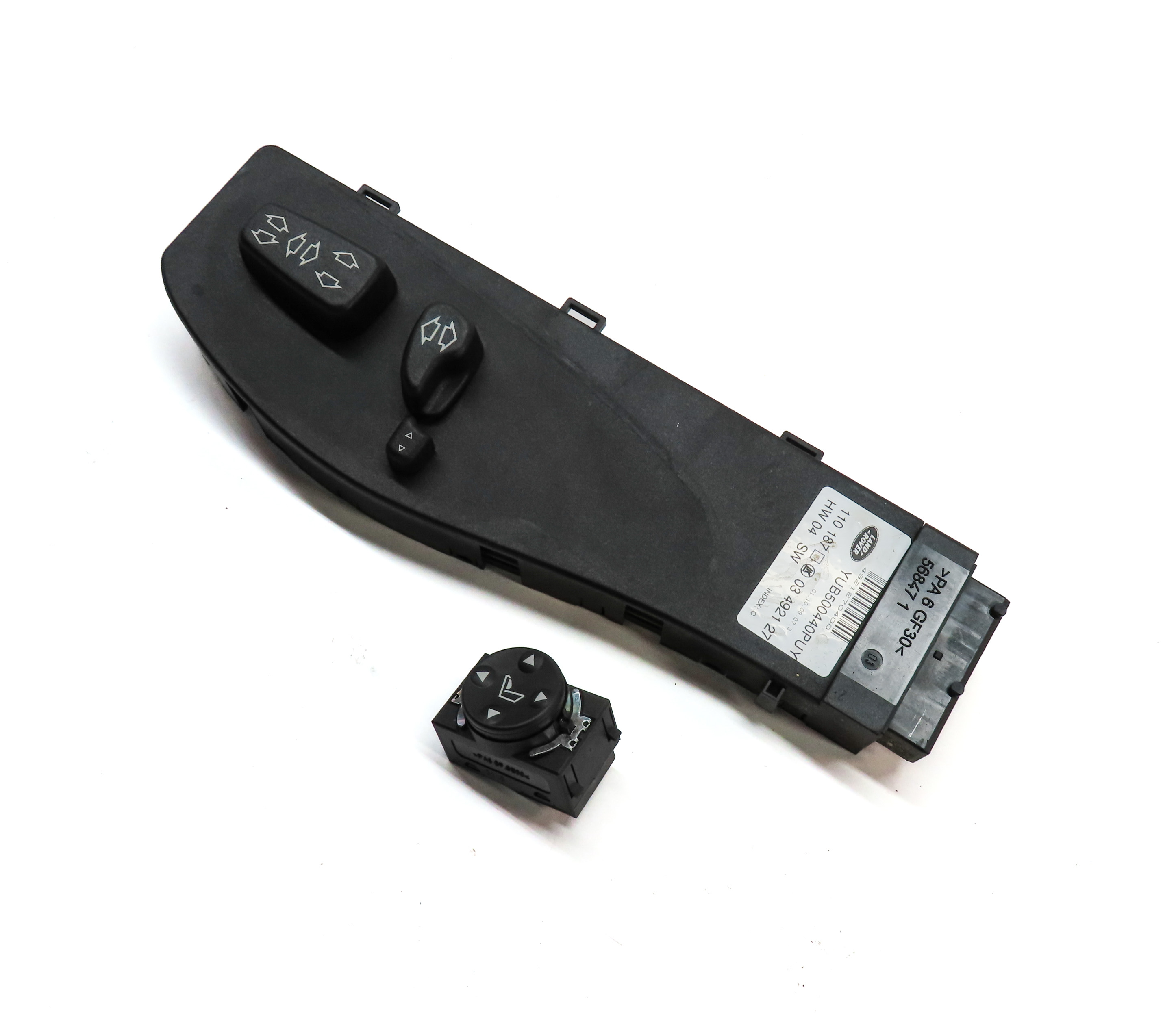 2010 RANGE ROVER (L322) FRONT RIGHT PASSENGER SEAT ADJUST SWITCH w/ LUMBAR — exact item pictured